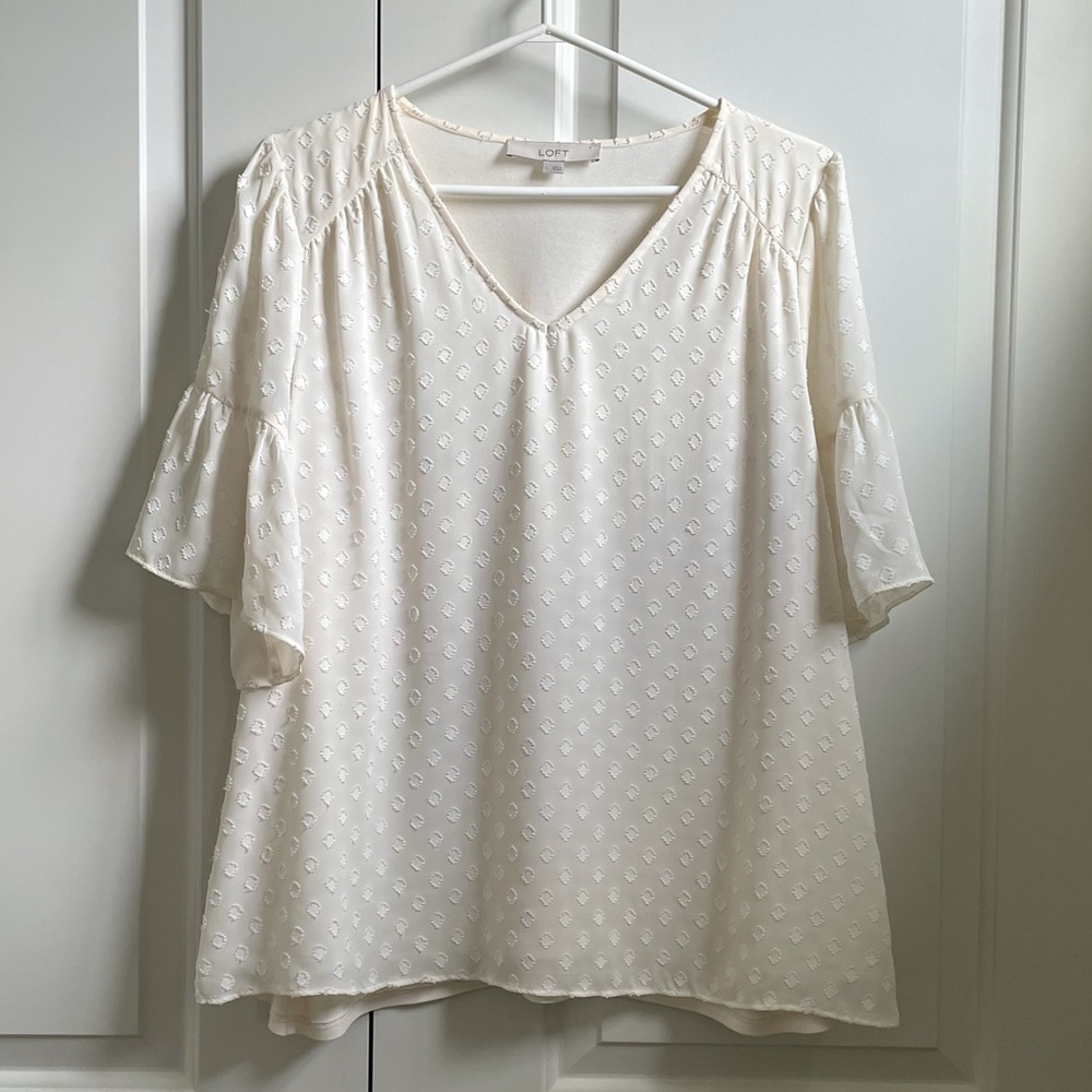 White Loft Blouse